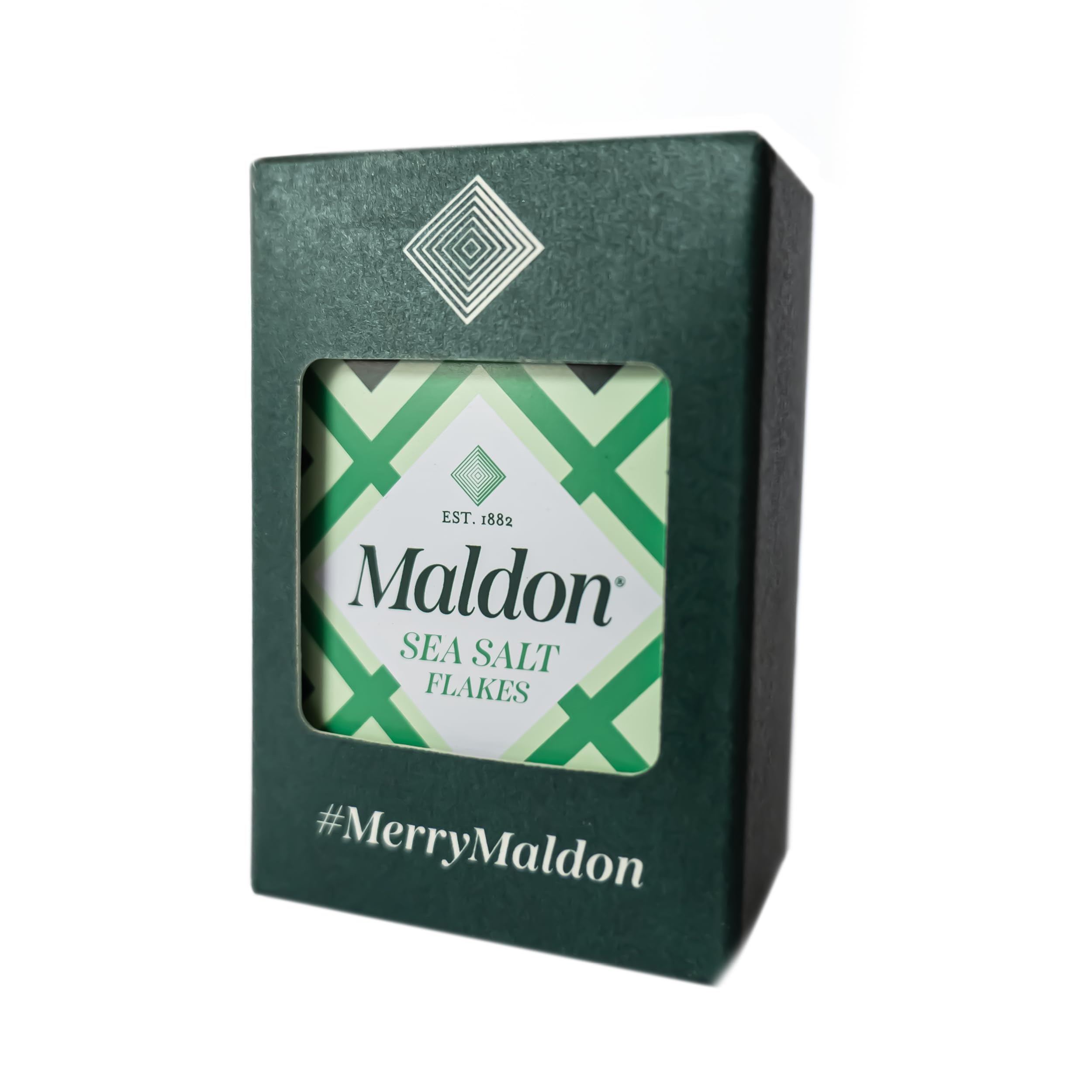 Maldon Salt – Maldon Sea Salt Christmas Tree Decoration | Tin Christmas Bauble | Festive Foodie Ornament | SEALED – DOES NOT CONTAIN SALT