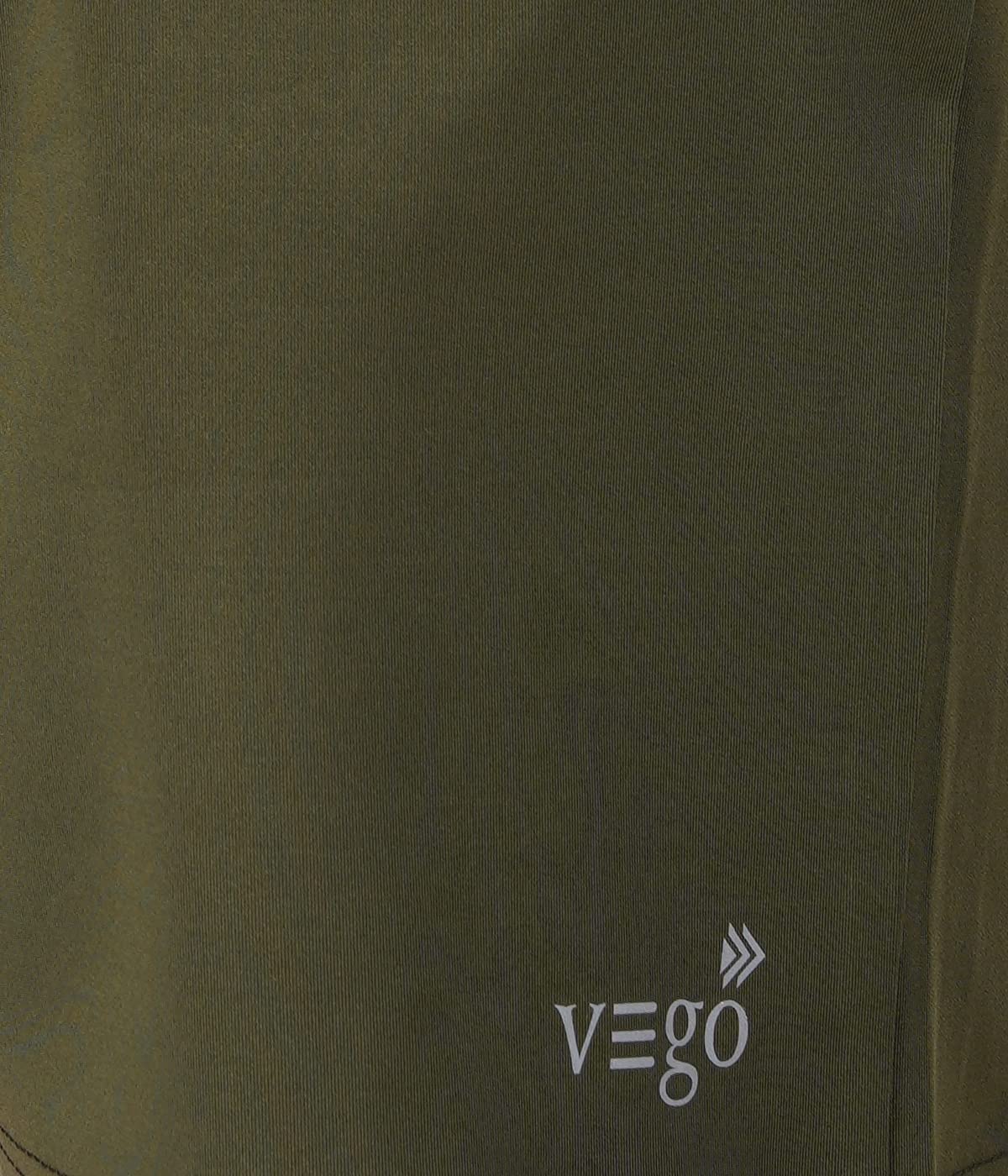 VEGO 4 Way Lycra Dry fit Shorts for Men, Four Way Lycra Half Pant for Men Olive Green 2