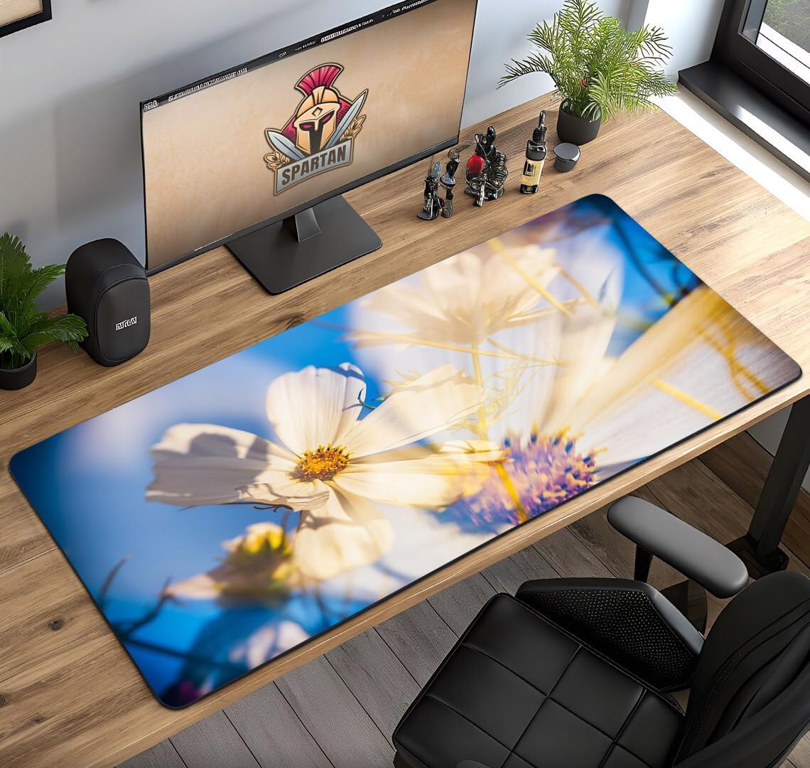 Extra Large Desk Mat Mouse Pad 18 x 36 Inch, Anti-Slip, Spill-Resistant, Ideal for Home, Office, Gaming Setups - Cosmea