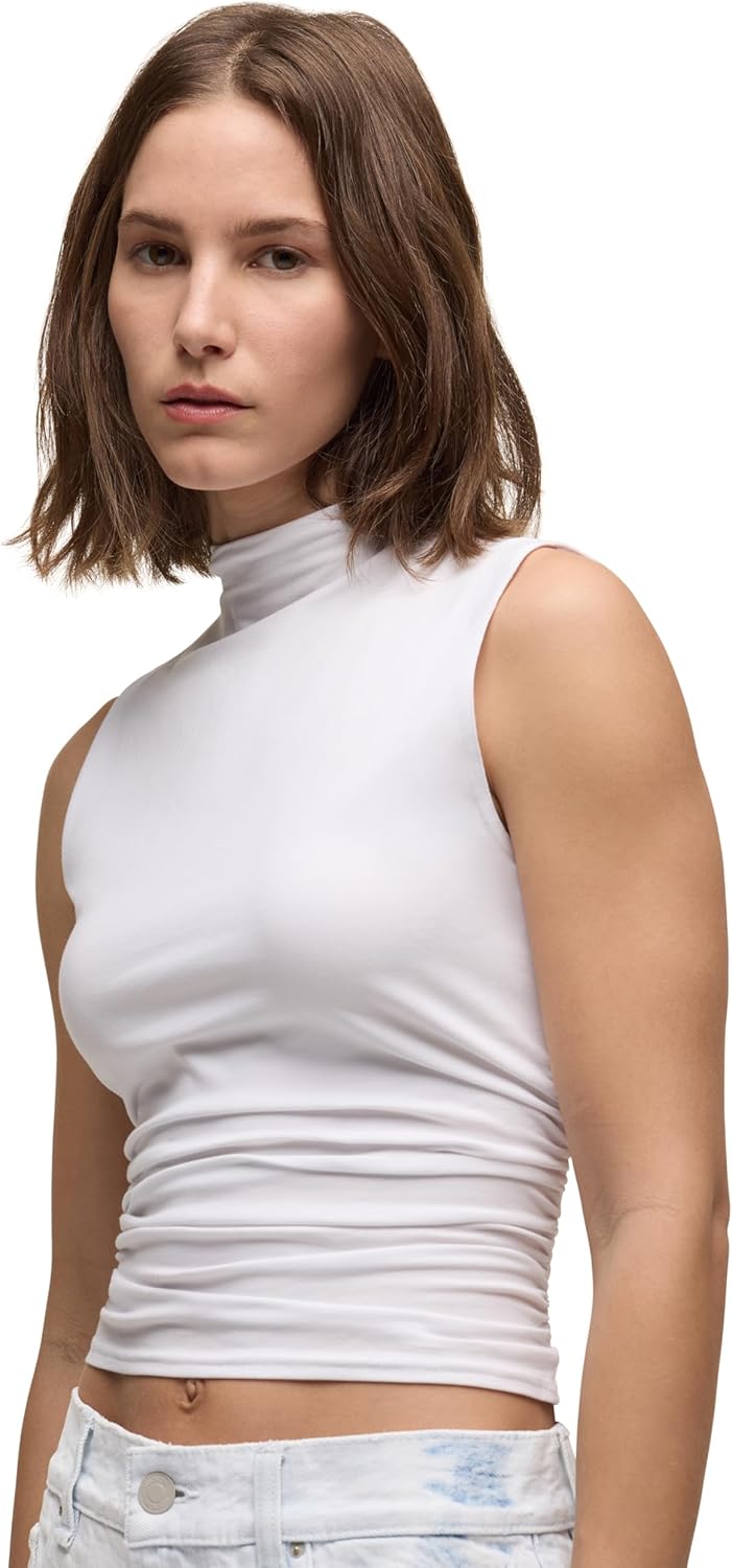 HUDSON Women's Tank with Side Seam Ruching - Image 3