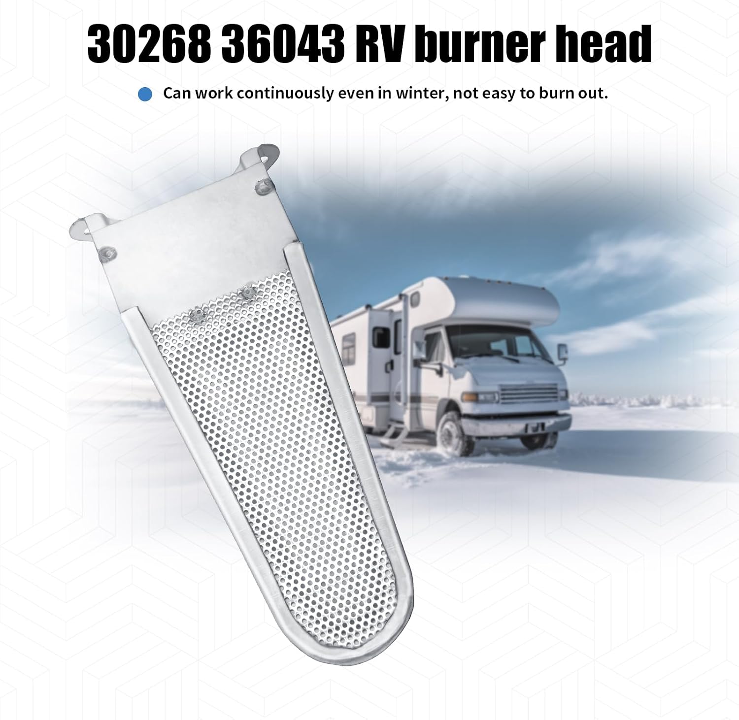30268 36043 RV Burner Head for Atwood Hydro Flame Furnace Kit | Compatible with 79, 85, AFM, AFS Series Fireplaces – RV Hydraulic Flame Furnace Burner Head