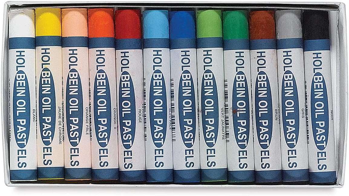 Academic Oil Pastel Set - Assorted Colors, Set of 12