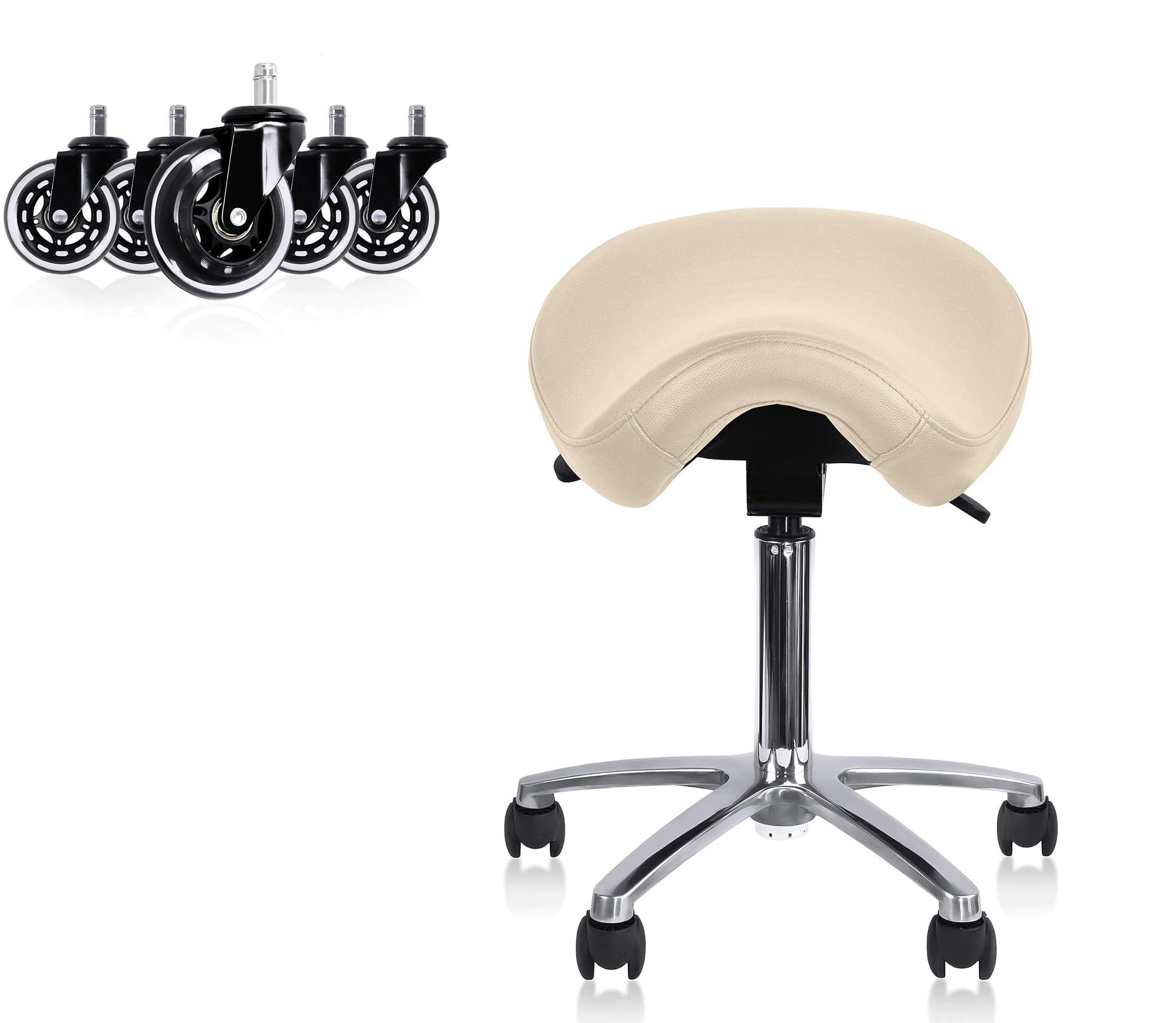 2xhome Ergonomic Saddle Stool