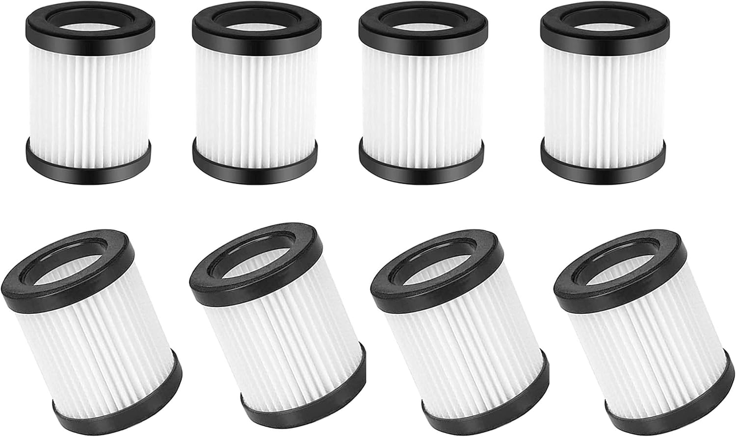 8 Pack Vacuum Replacement Parts HEPA Fliter Compatible for MOOSOO XL