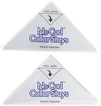 No Curl Collar Polo Shirt Collar Stays 