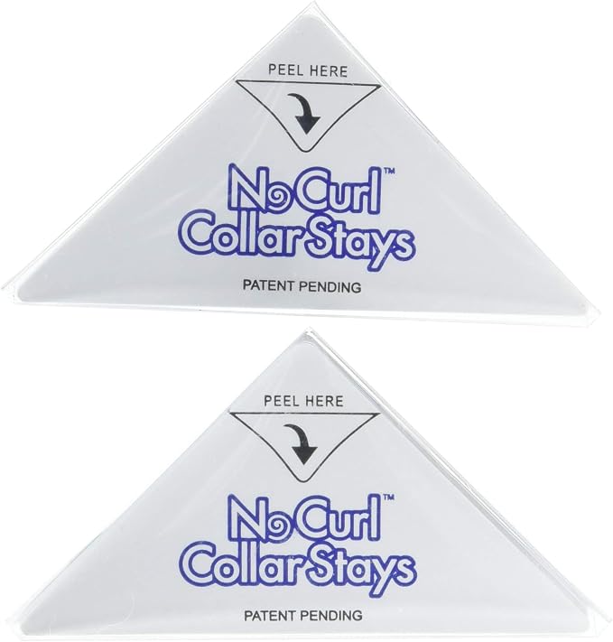 No Curl Collar Polo Shirt Collar Stays 