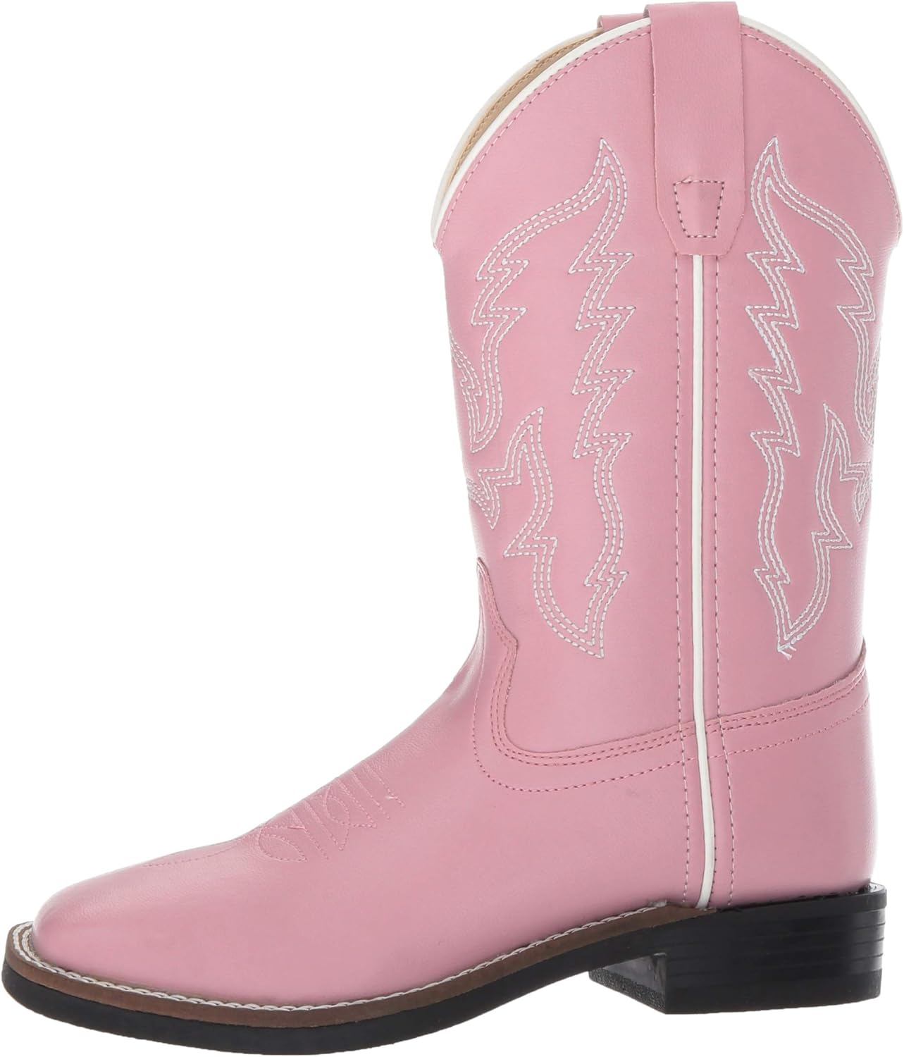 OLD WEST Kids Boots Girl's Square Toe Leatherette
