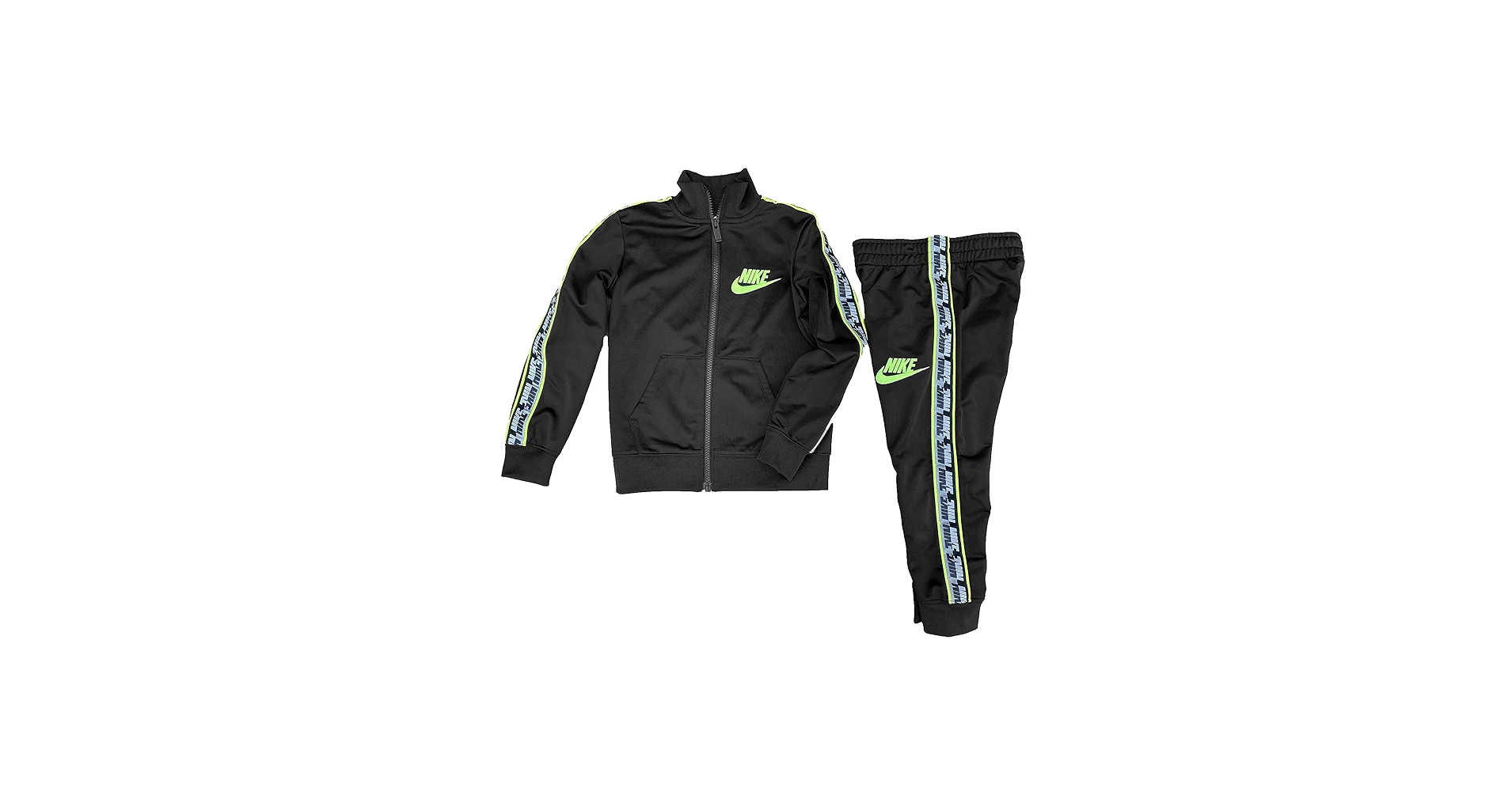 Amazon.com: Nike Little Boys Logo Taping Jacket and Pants 2