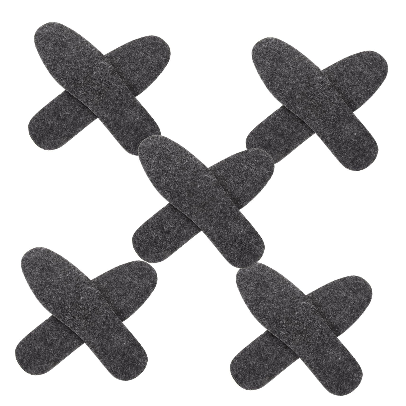 IWOWHERO 5 Pairs Wool Insole Shoe Inserts Supple Insoles Replacement Shoe Soles Warm Insoles Boots Winter Supply Warming Insoles Boots Insoles Felt Keep Warm Men and Women Snow Boots