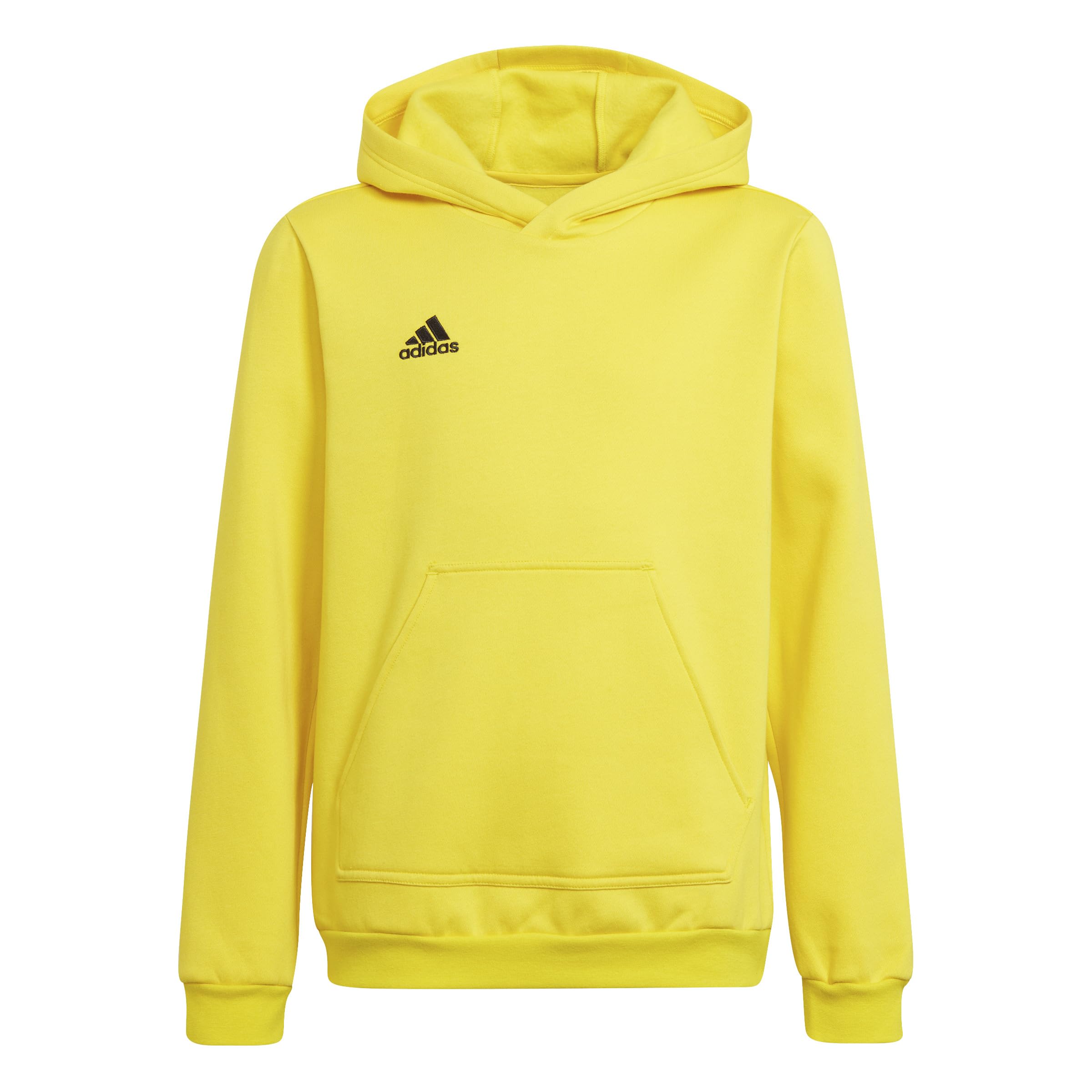 adidas Unisex Kids Entrada 22 Sweat Hoodie, team yellow/black, 5-6 Years