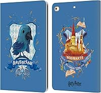 Vista 9 de Head Case Designs Harry Potter Gryffindor Deathly Hallows II - Funda de piel tipo cartera compatible con Apple iPad Air 2 (2014)