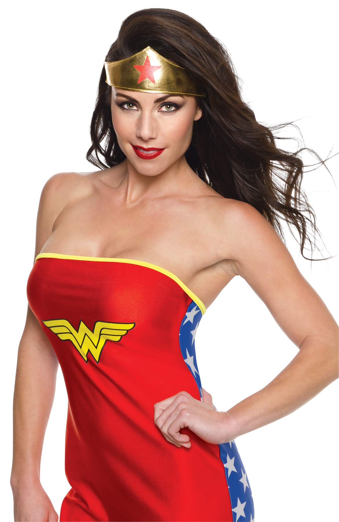 Rubie's Official Wonder Woman Tiara Fancy Dress Costume