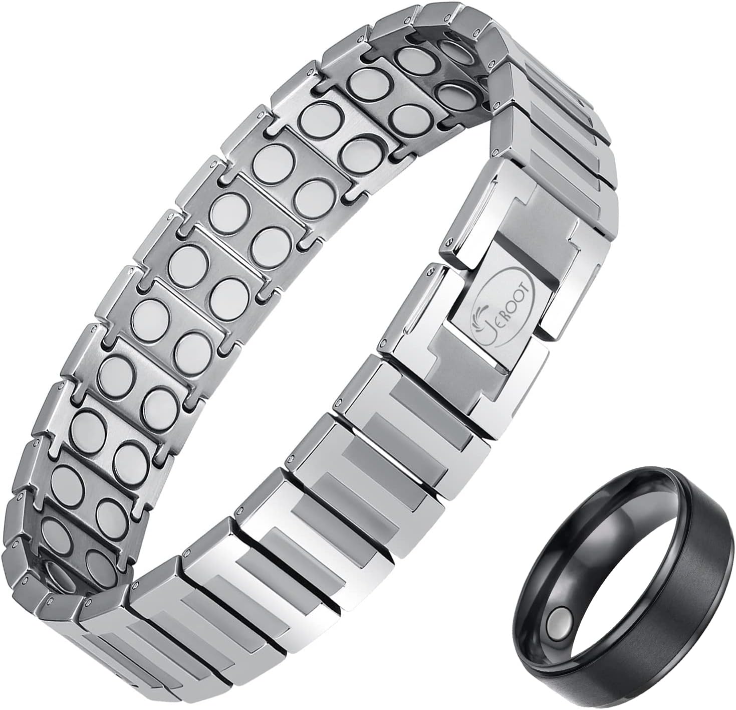 JEROOT Titanium Lymphatic Drainage Ring and