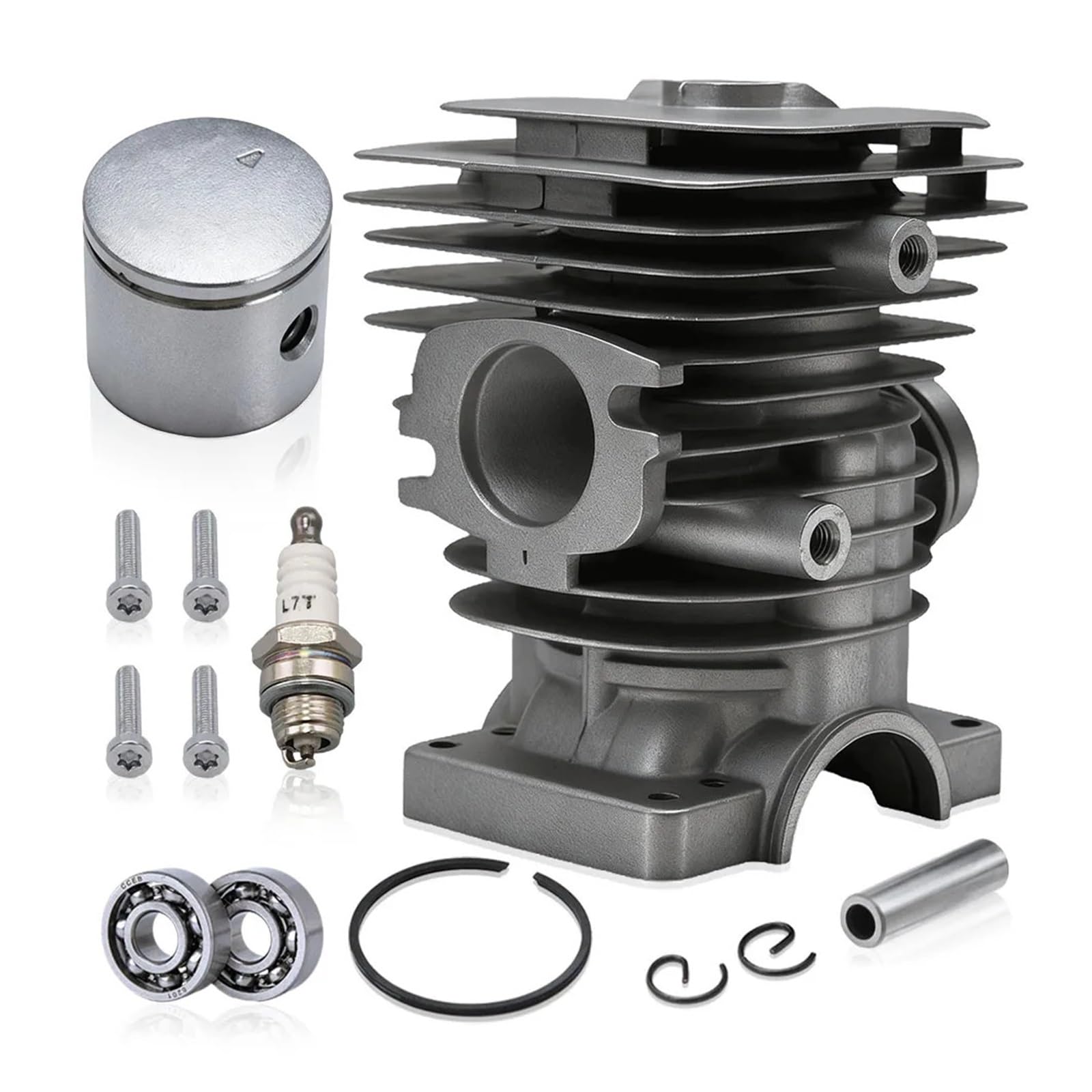 CVAADV Compatible with Echo CS-310 CS-352 CS-352ES Shindaiwa 305s 340s Chainsaw Parts Cylinder Piston Spark Plug Crank Bearings Kit