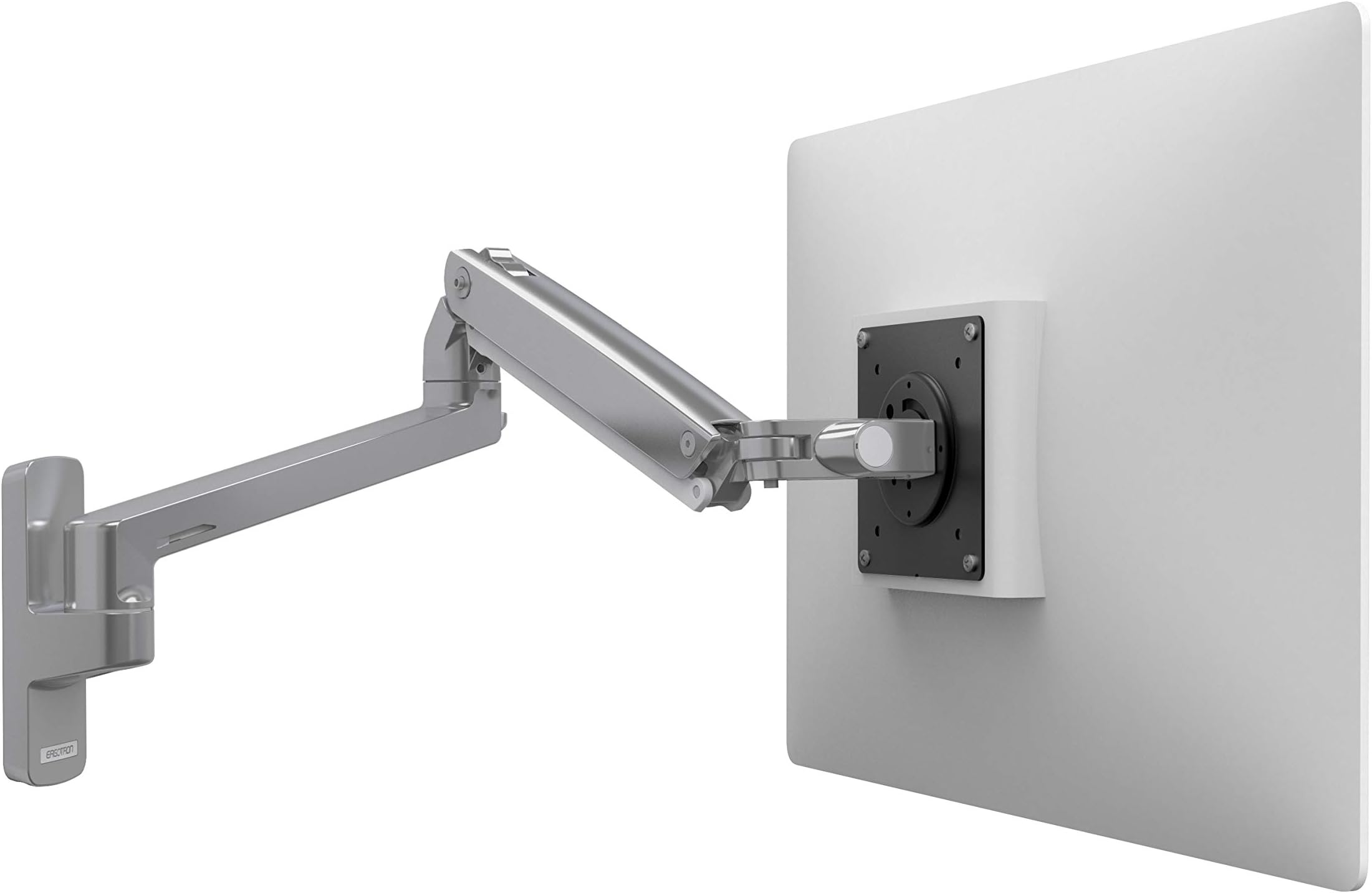 Ergotron โ MXV Single Monitor Arm, VESA Wall Mount โ for Monitors Up to 34 Inches, 7 to 20 lbs โ Polished Aluminum