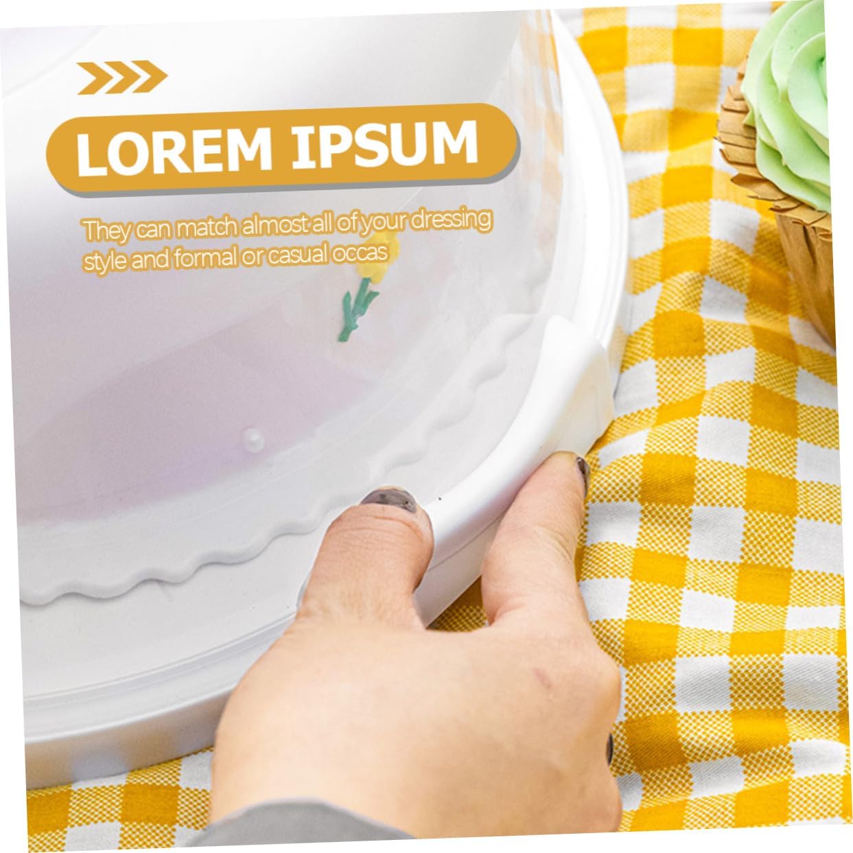 Cake Carrying Box Portable Cake Carrier for Outdoor Storage Reusable and Design Height for Birthdays Bakeries and Home Use