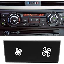 Fan Speed Button Cap, Air Conditioning Control Button, AC Climate Control Panel Fit for E81/E87/E88/E82, E90/E91/E92/E93, X3 F25, X1 E84