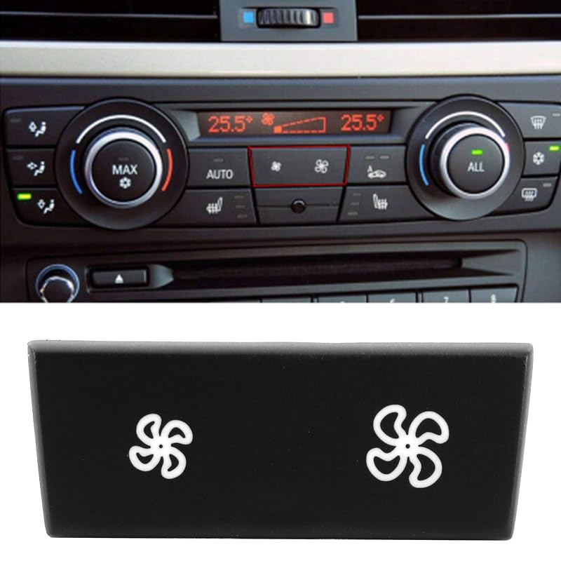 Botão de Controle do Ar-Condicionado Qiilu em ABS para BMW E90 E91 E92 E93 F25 X1 X3 E84 – 1 unidade
