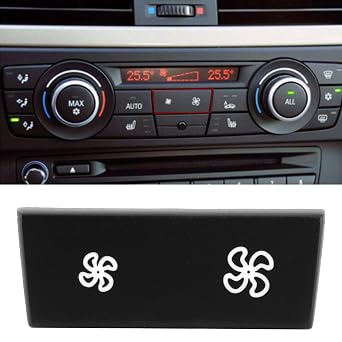 Air Conditioning Control Button, ABS AC Climate Control Button Replacement Fit for E90 E91 E92 E93 F25 X1 X3/E84