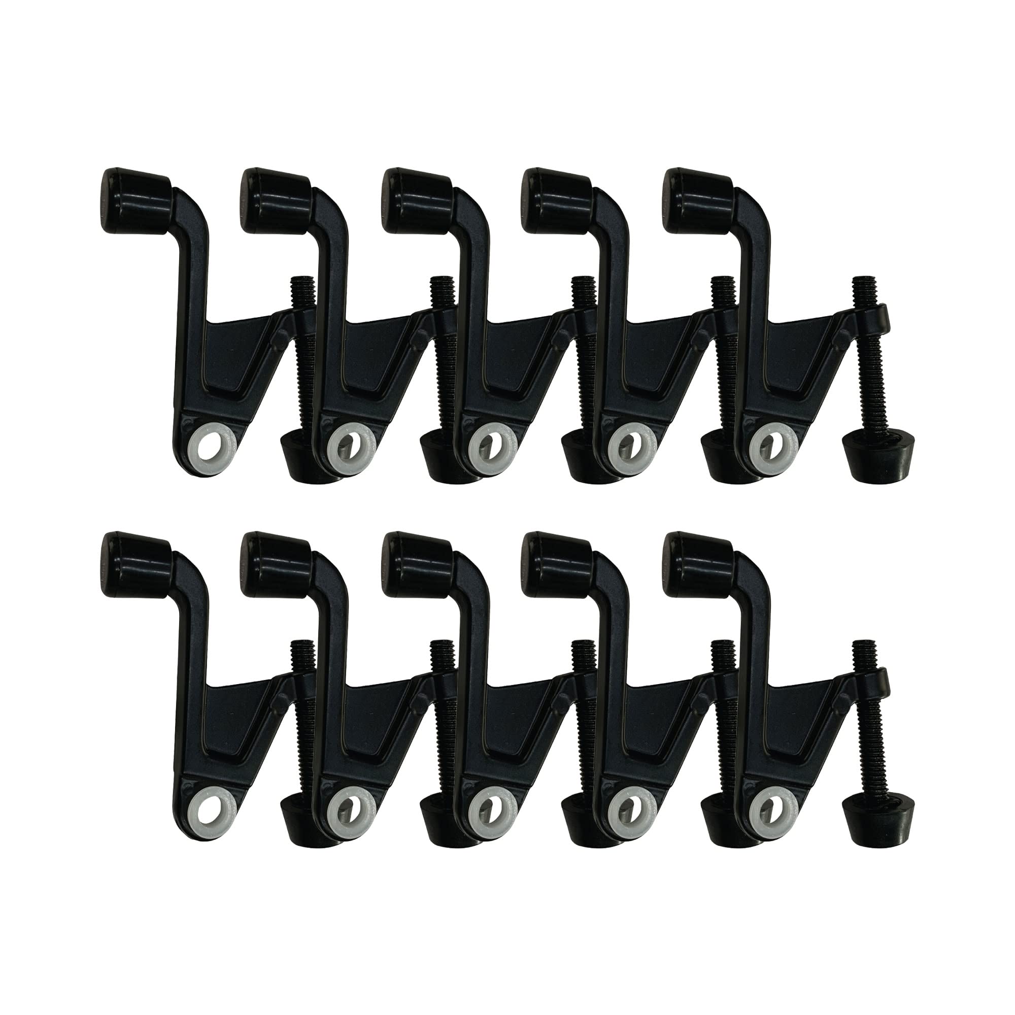 Design House 189084 Jumbo Hinge Pin Door Stop, 10-Pack, Matte Black, 10 Piece