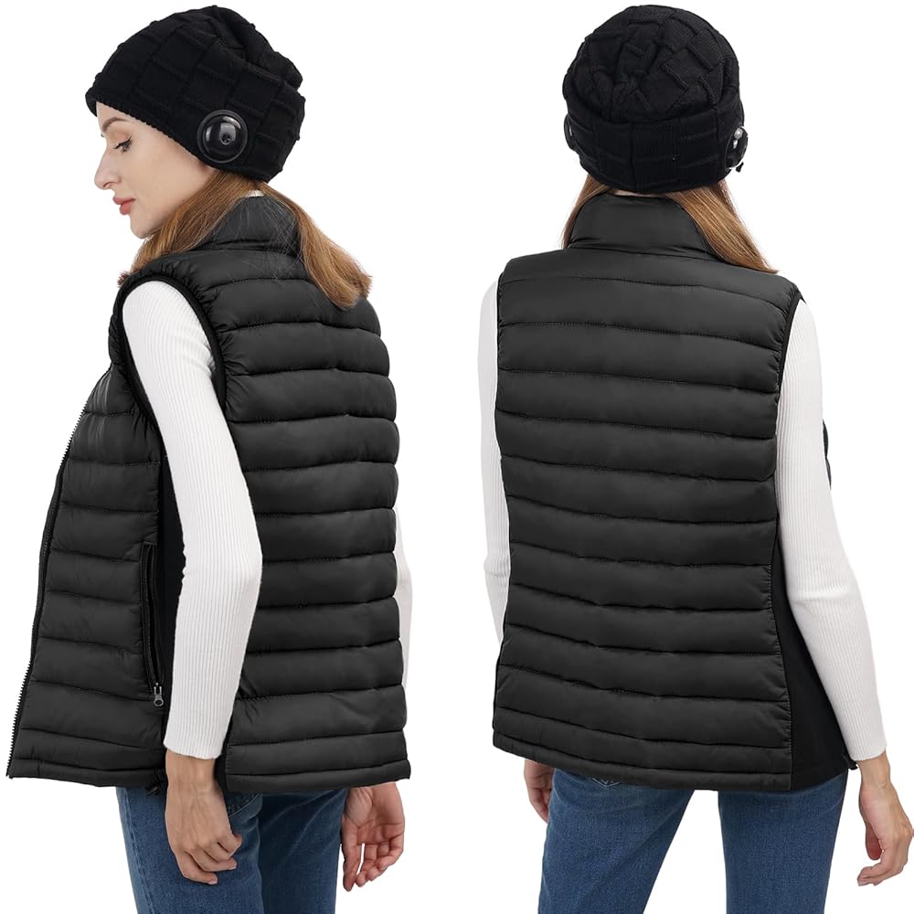 Beheizbare Weste Mit 10000mAh Powerbank - Heizweste Mit 4 Zonen & 3 Temperaturstufen