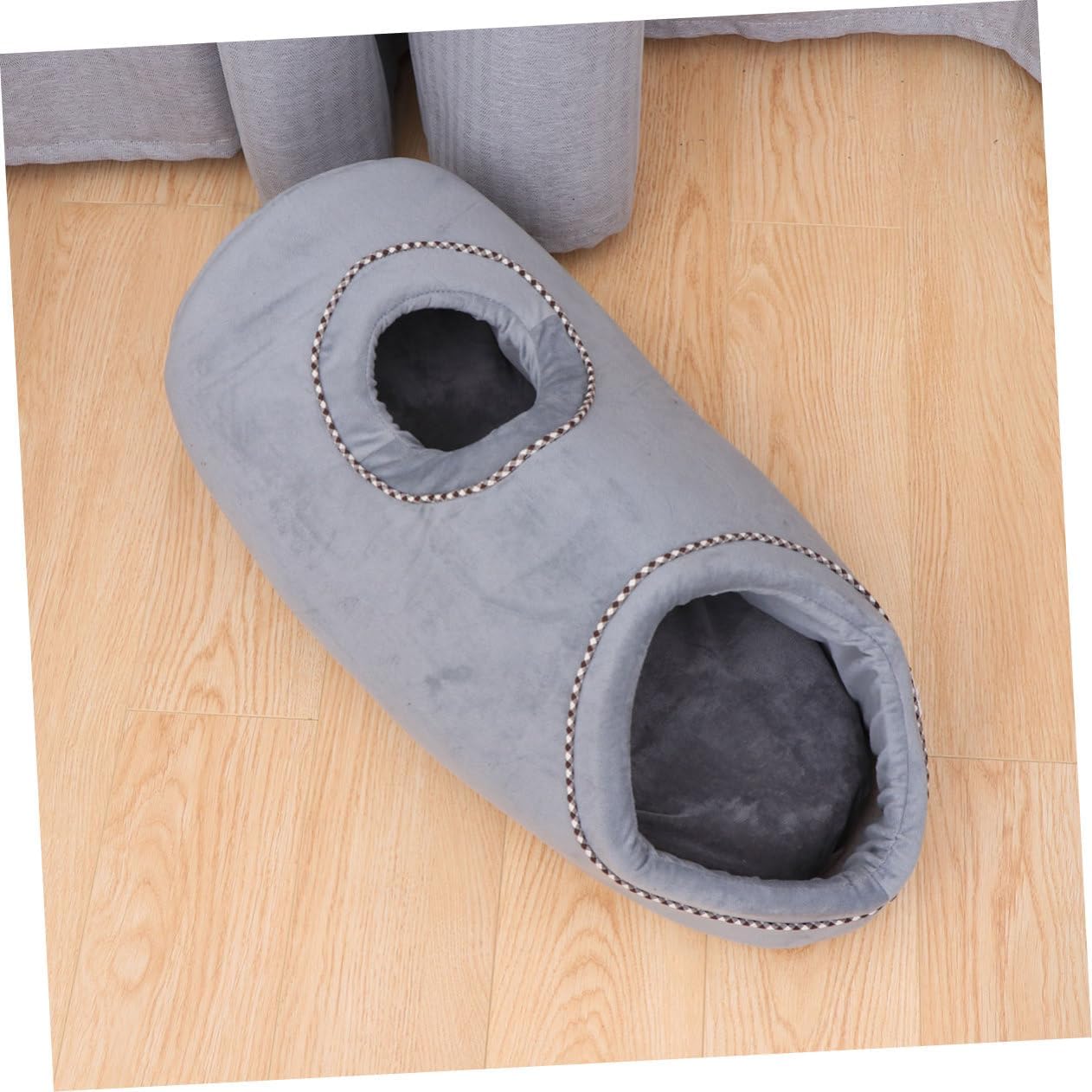 Warm Small Dog Bed Insulated Cat Tunnel Bed Nest Perfect for Cold Winter Days