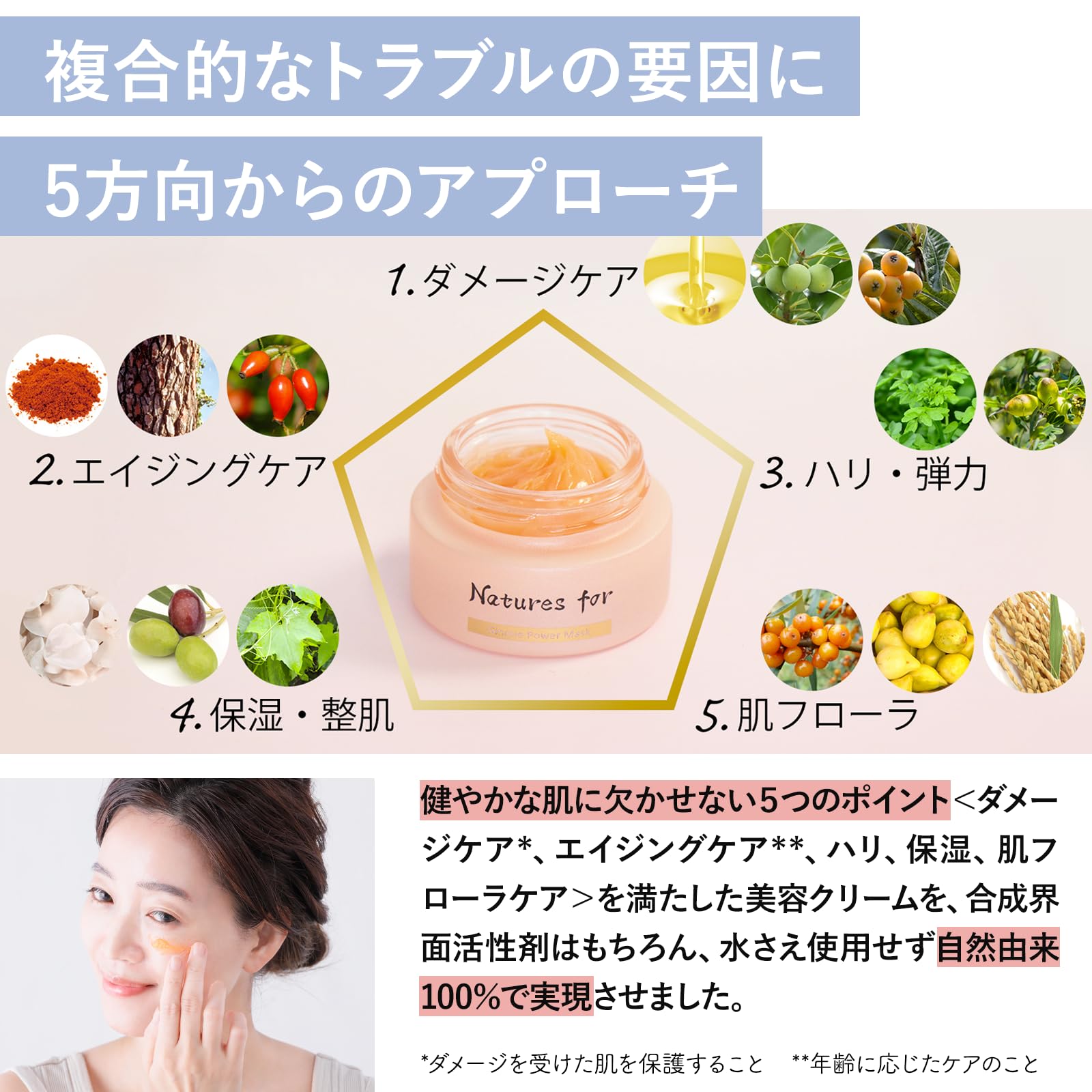 Amazon | [美容クリーム] ネイチャーズフォー チンクエパワーマスク