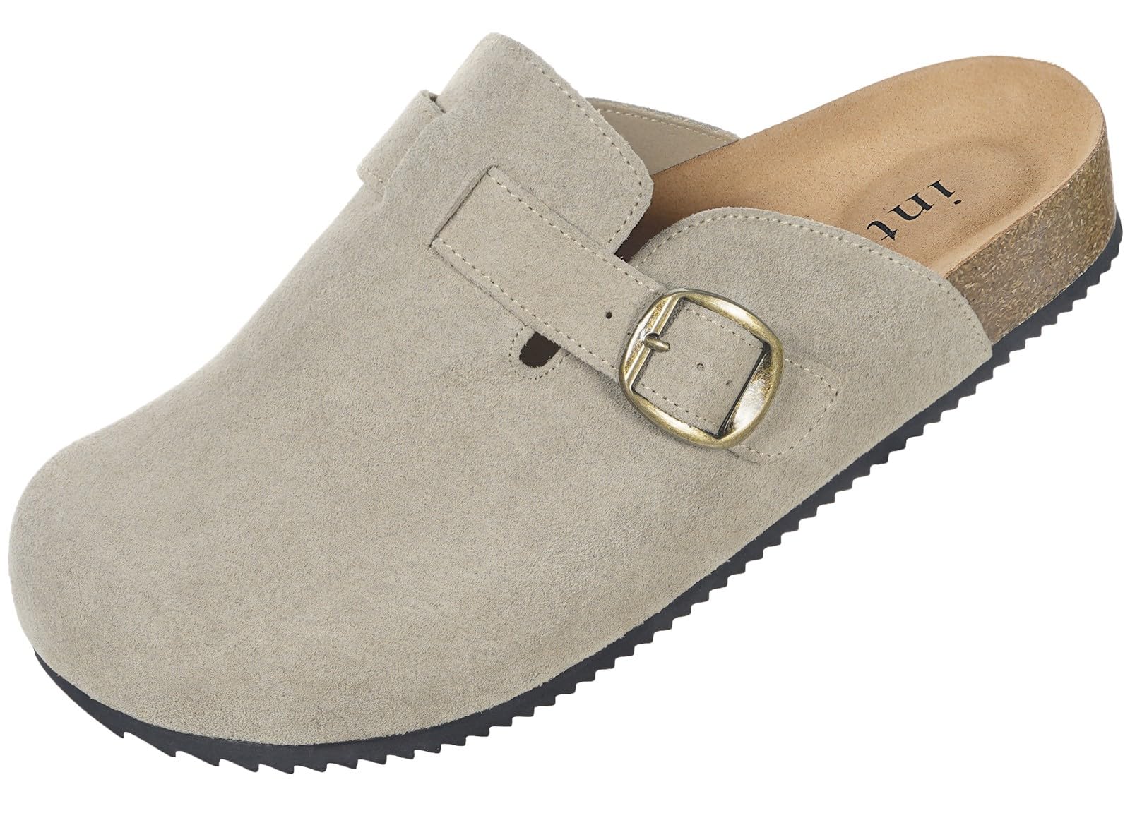 Sabot Donna Ciabatte Uomo Chiuse con Comodo Pantofole in Pelle Scarpe da Giardino Traspirante Sandali Ciabatta 36-46