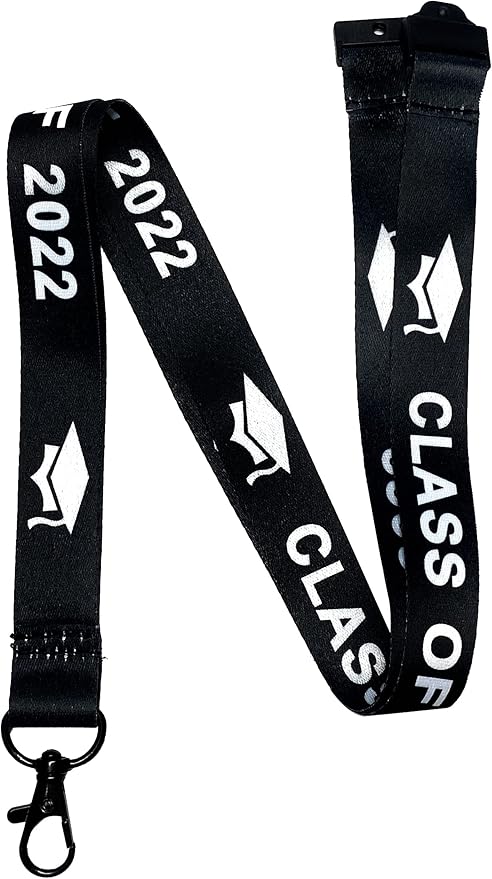 Amazon.com: Class of 2022 Lanyard Keychain with Safety Breakaway and Clasp - Graduation Gift for ...