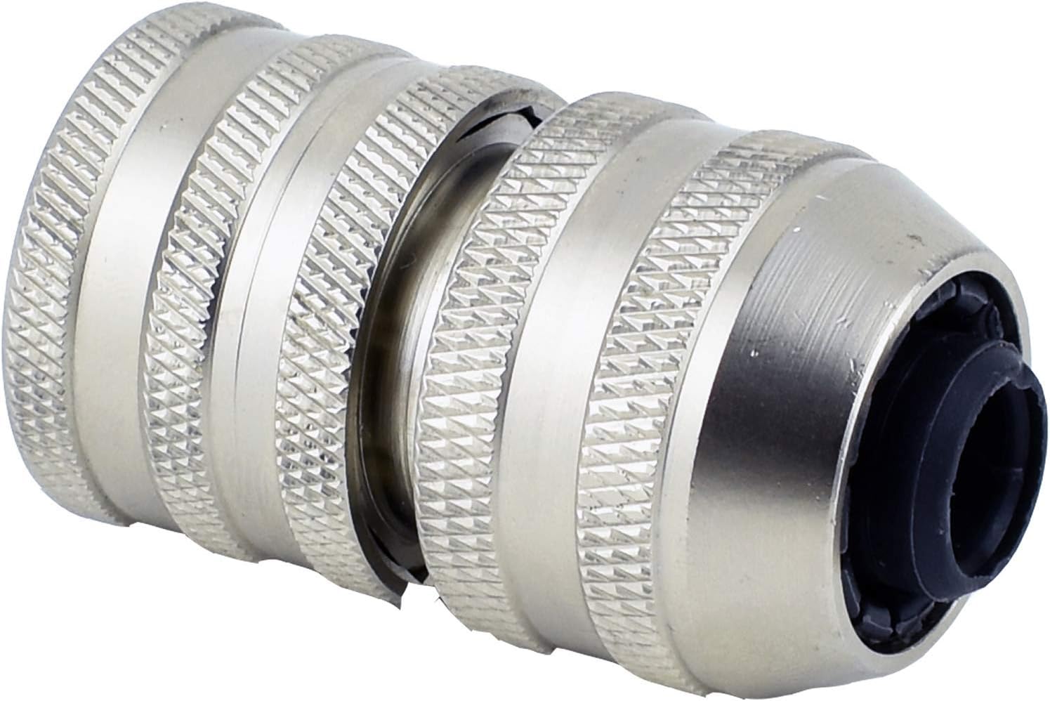 Flopro Professional Metal Hose Connector, Chrome