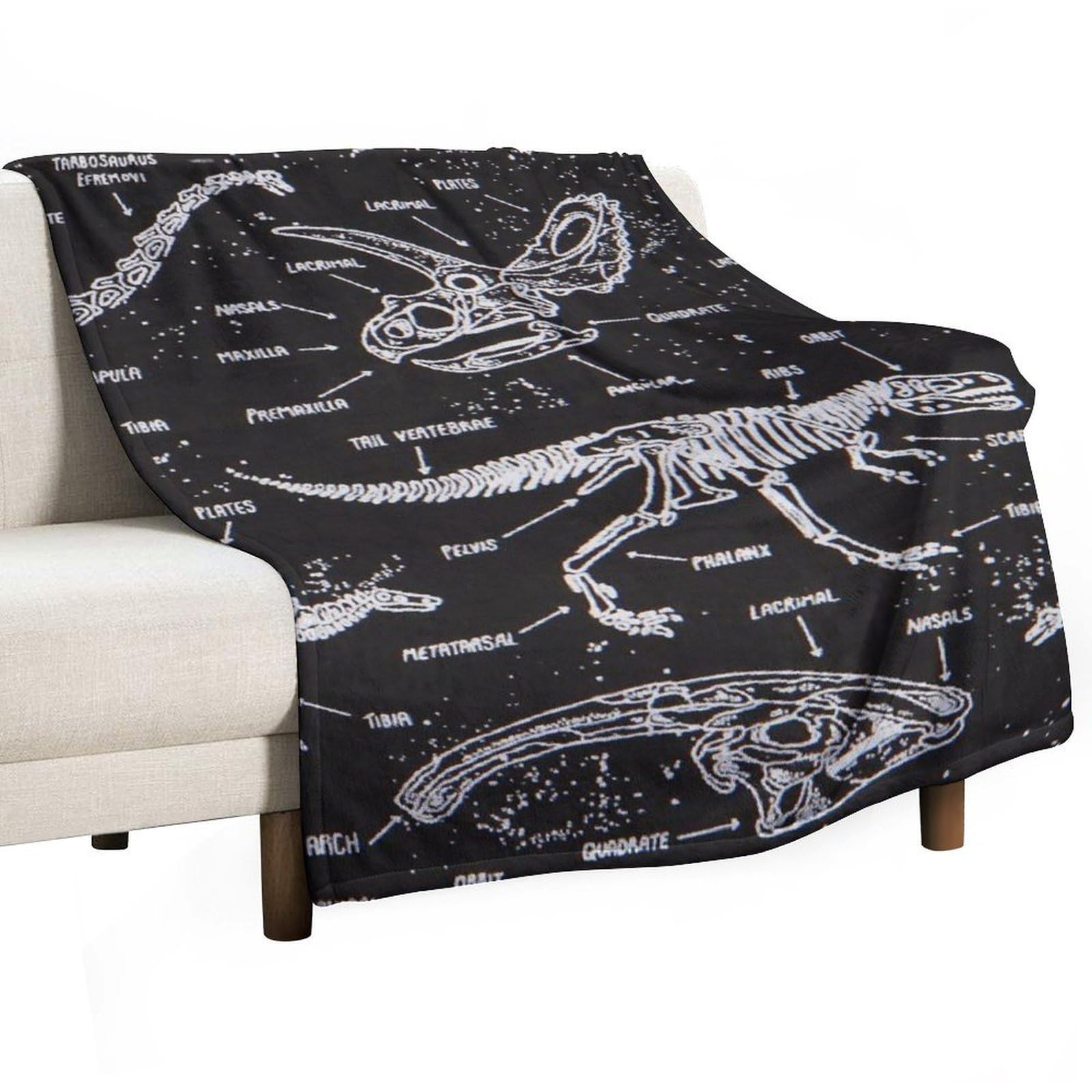MHYRAC Flannel Blanket, Jurassic Dinosaurs Throw Blanket for Couch Sofa Bed Office, Soft And Comfortable Without Pilling