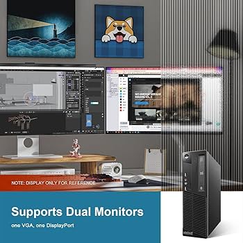 Amazon.com: Lenovo Desktop PC Computer, 22 inch FHD Monitor, Intel