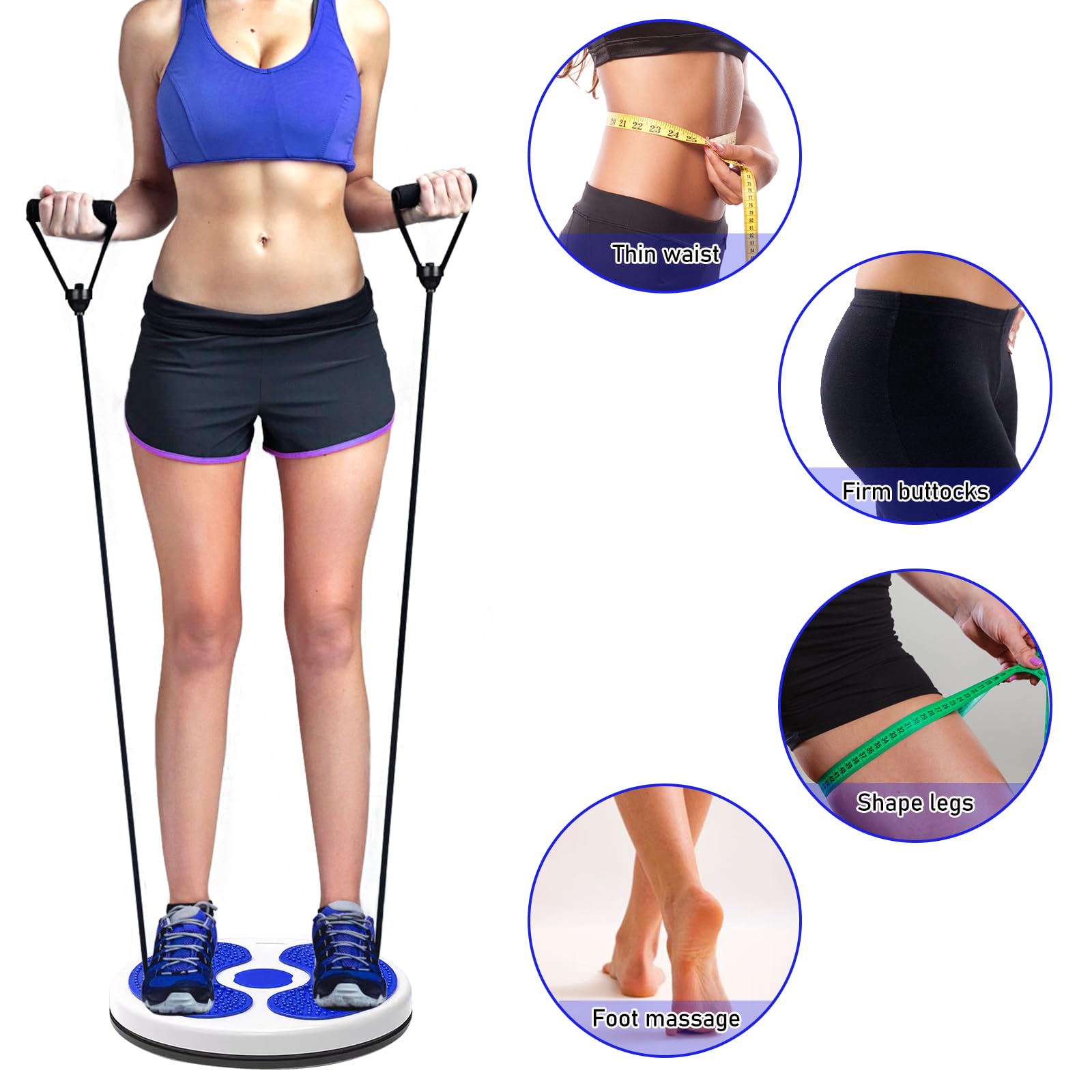 Nizirioo Twist Board Twist Waist, Piastra Per Torsione Della Vita, Twist Waist Disc Board Con Coulisse, Per Fitness E Movimento Dell'Anca E Della Vita Twist Waist Per Il Fitness E L'Allenamento