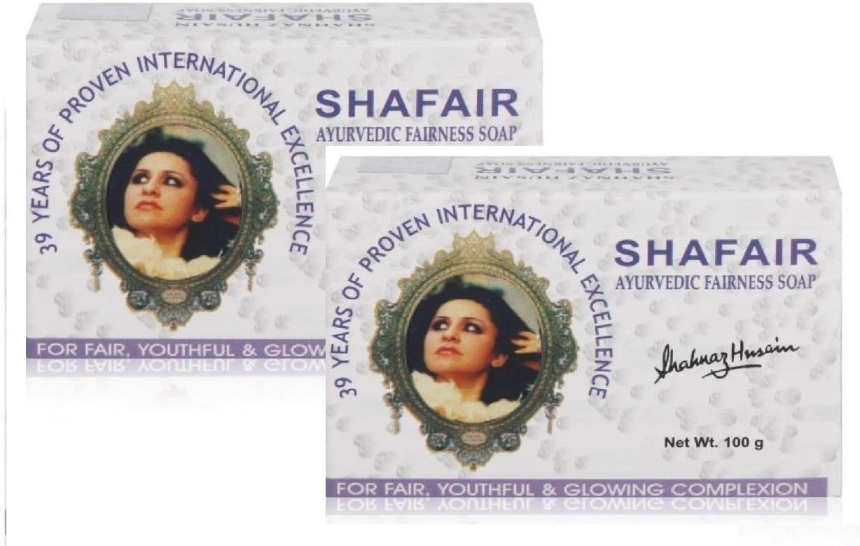 Shafair Ayurvedic Fairness Soap, 100g (Pack of 2)