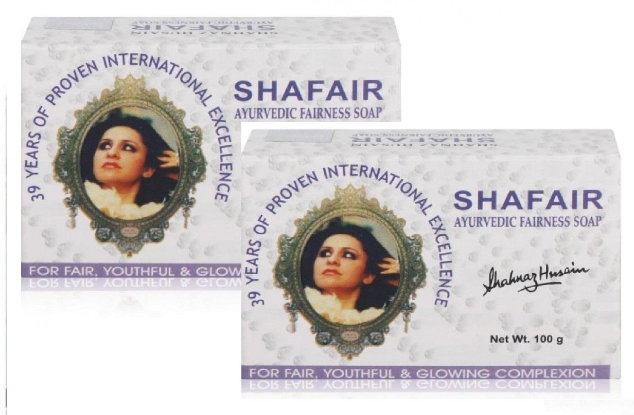 Shafair Ayurvedic Fairness Soap, 100g (Pack of 2)