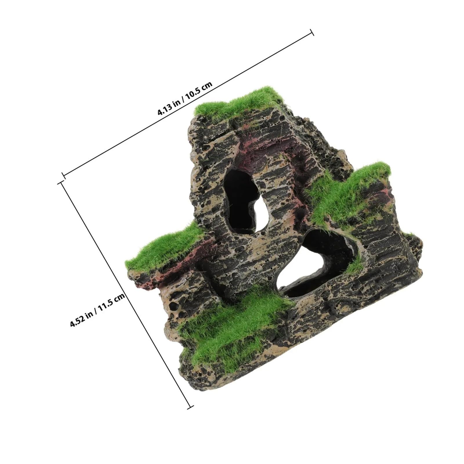 6 Stück Aquarium-Harz, Steingarten, künstliche Berglandschaft, Dekoration Für Dekor