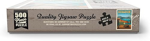 Miniatura 10 de MyPuzzle Ecuador Parque Nacional Galápagos, Póster Vintage, rompecabezas premium de 500 piezas para adultos