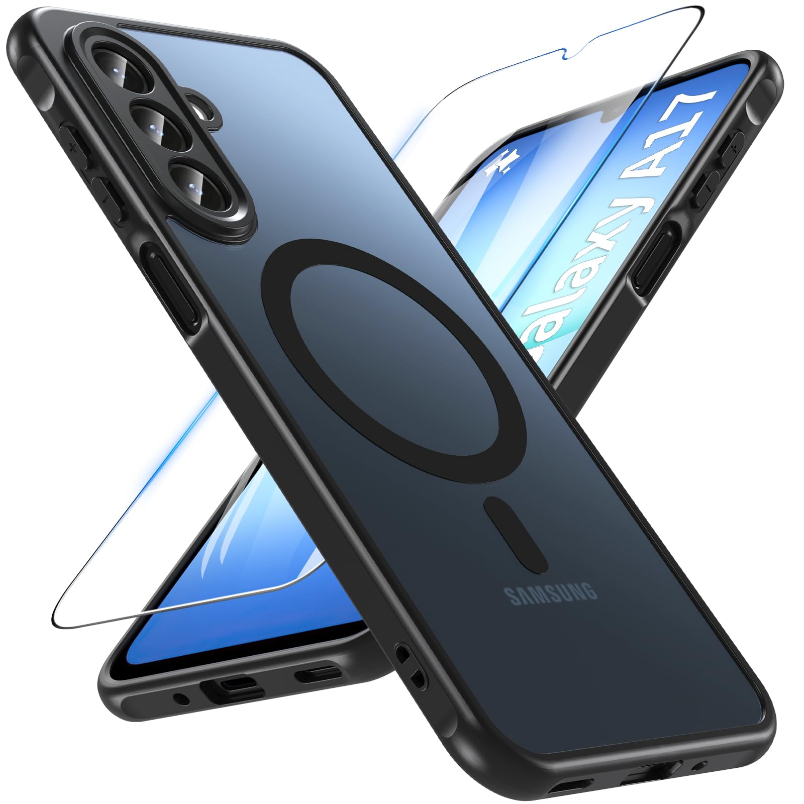 Amazon.com: OWKEY Galaxy A17 5G Phone Case, Magnetic Samsung