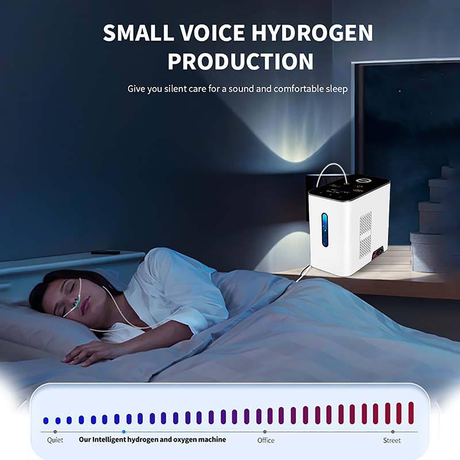 Urządzenie do inhalacji wodorem 500/1000/1500 ml/min Generator wodoru z separacją HO Urządzenie do inhalacji H2 firmy PEM Tech, wysoka czystość 99,99%, dwa wyjścia 1000ml