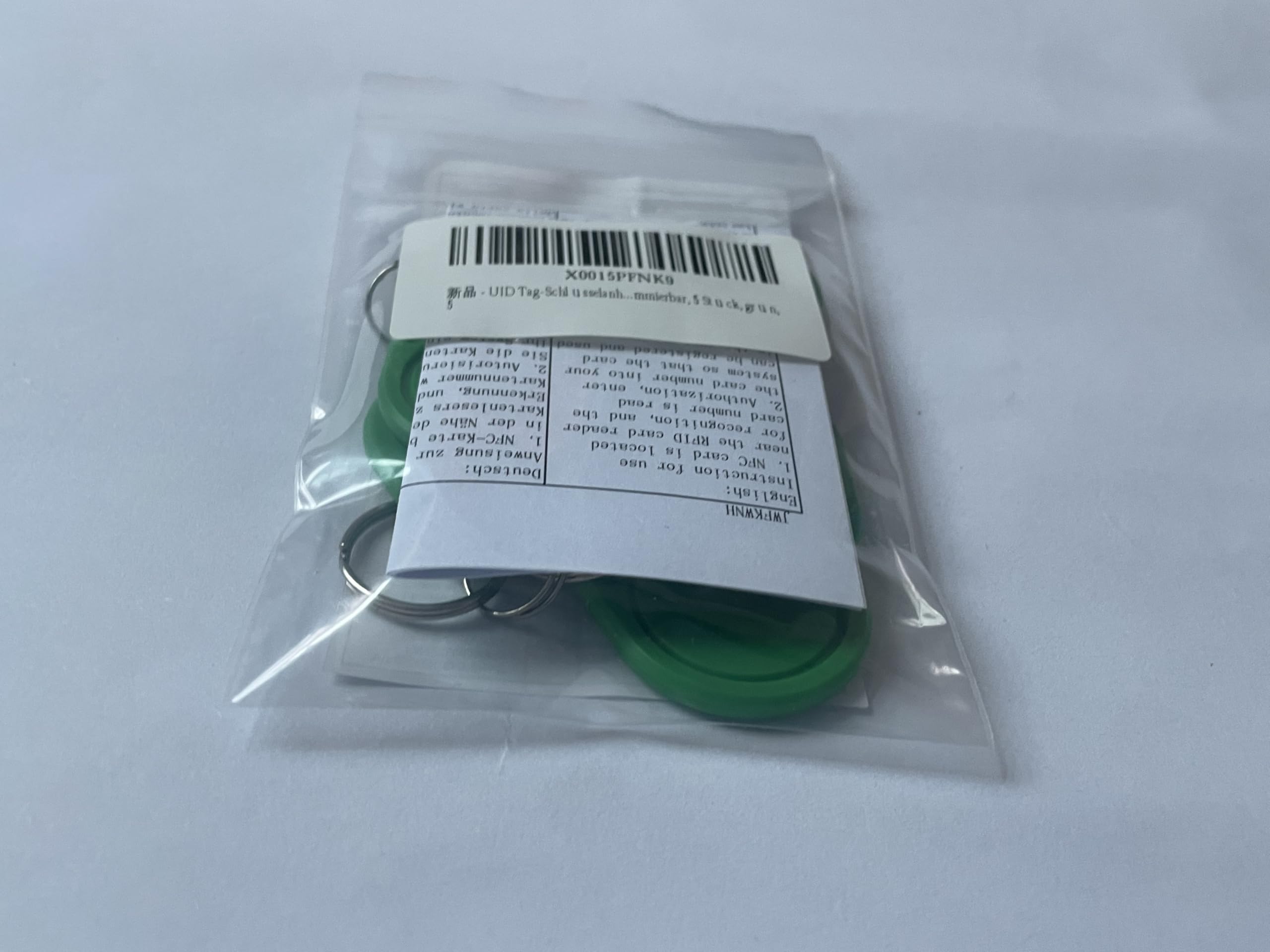 Tag Chiave RFID Programmabile Blu 13.56MHz - Per Accesso E Identificazione - Foto 3