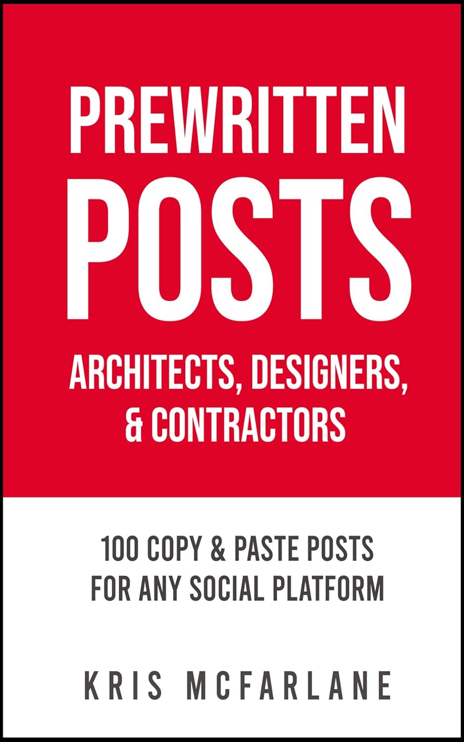 Amazon.com: Prewritten Posts: Architects, Designers, & Contractors: 100 ...