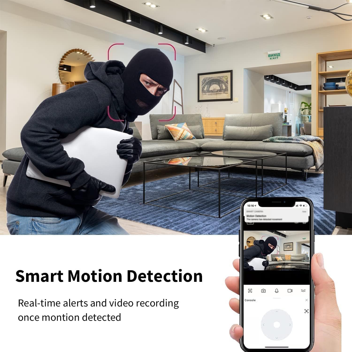 Spy Small Indoor Outdoor Camera Security Wireless Home Cameras Mini WiFi Pet Camaras,2026 HD Tiny Nanny Cam Wide Angle Night Vision Home Indoor Outdoor Camara Can No Need WiFi Cams For House Security