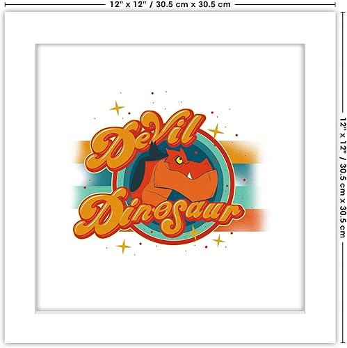 Miniatura 6 de Trends International Gallery Pops Marvel Moon Girl and Devil Dinosaur - Arte de pared con insignia de dinosaurio diablo de los años 70, versión