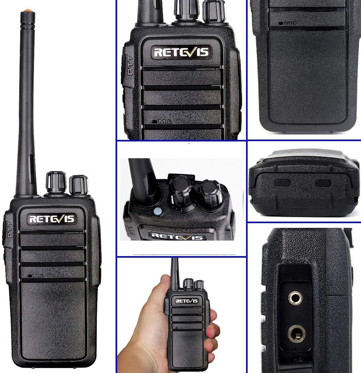 🔥 Cаѕhbасk uр tо 70% Retevis RT21 Long Range Walkie Talkies with Earpiece and Mic, Rugged Adults 2 Way Radio,Portable FRS Two-Way Radios(2 Pack) (USB Charging)