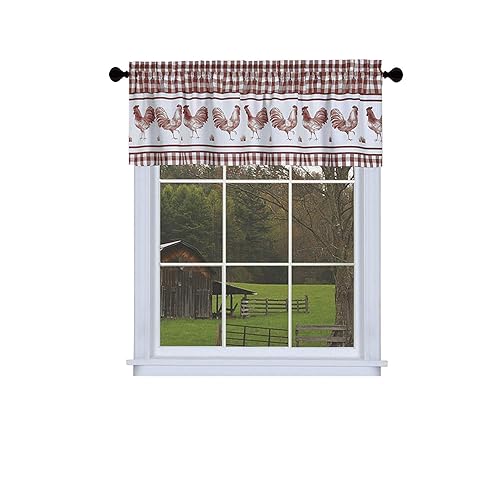 Rooster Valances Amazon Com