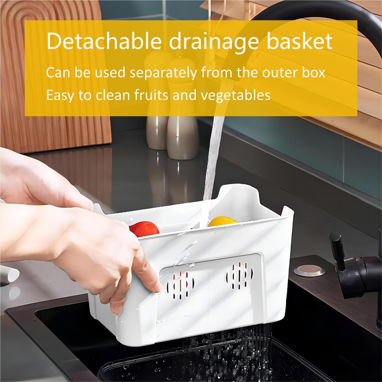 Contenitori per alimenti per frigorifero, frigorifero, organizer per frutta e verdura, impilabili, contenitori a 3 scomparti per prodotti alimentari, bacche e contenitori per frutta fresca e