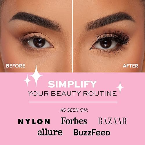 Miniatura 4 de Pestañas magnéticas Glamnetic | Pestañas magnéticas veganas, pestañas de visón sintético, corto, largo, dramático, aspecto natural, reutilizables