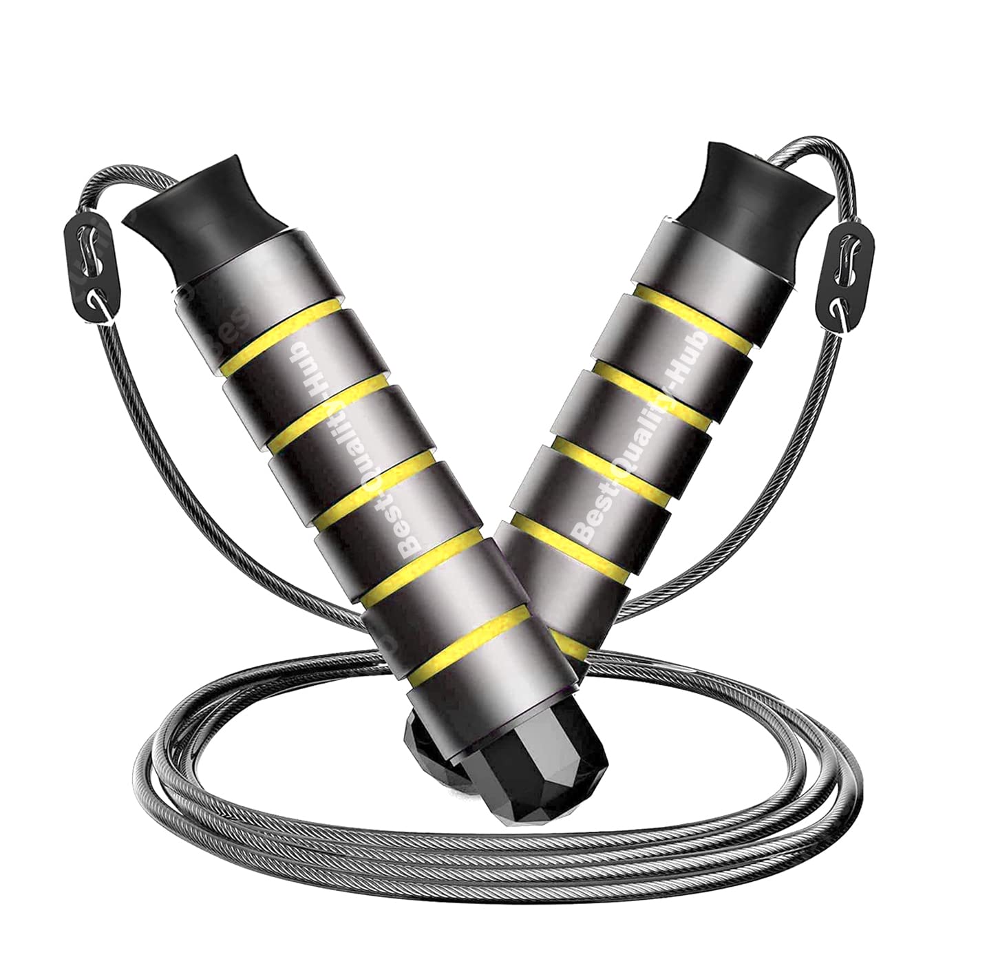 Skipping Rope for Men and Women Jumping Rope With Adjustable Height Speed Skipping Rope for Exercise, Gym, Sports Fitness Adjustable Jump Rope UNISEX-image-24