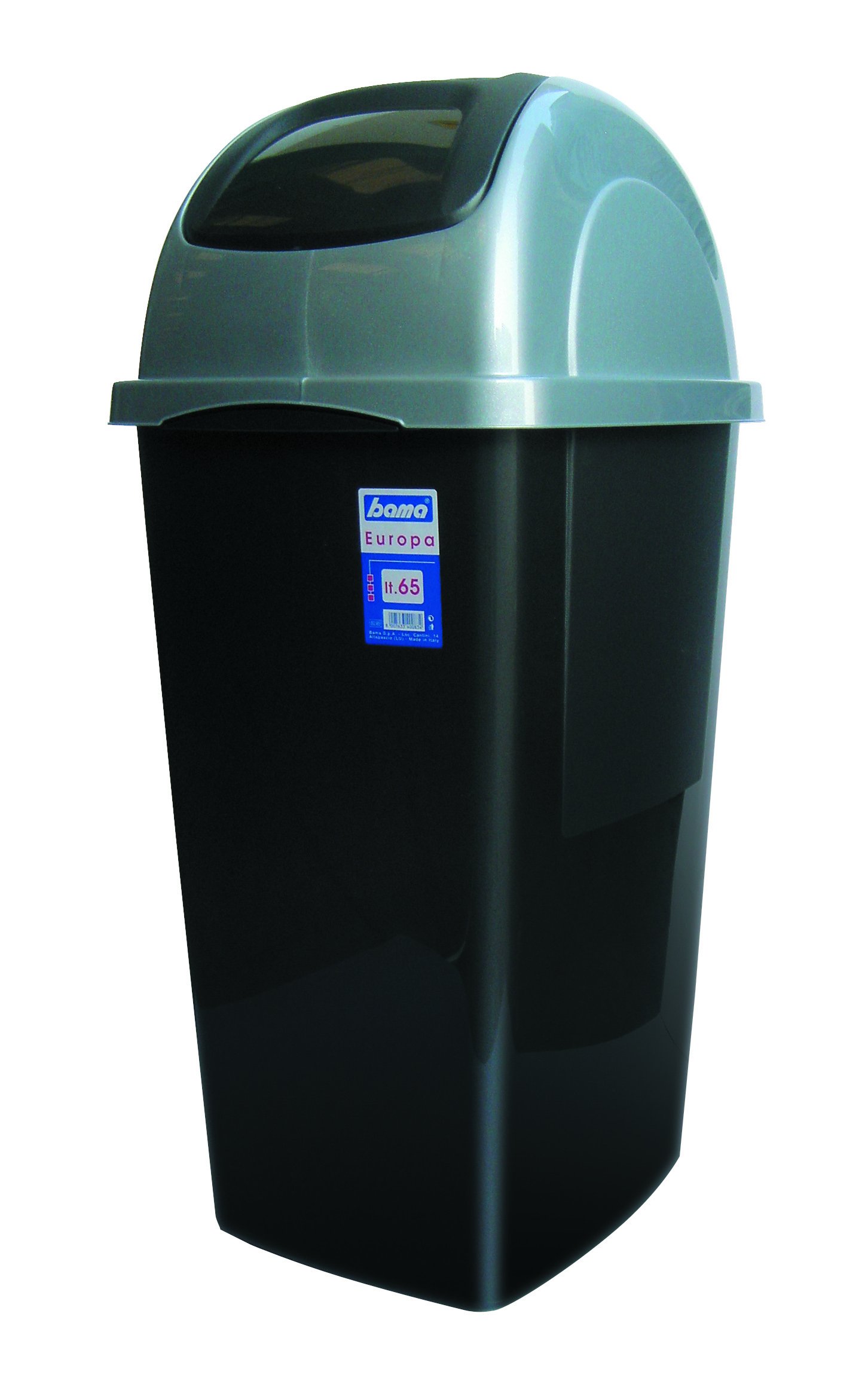 Bama Europa Poubelle, Anthracite, 65 L