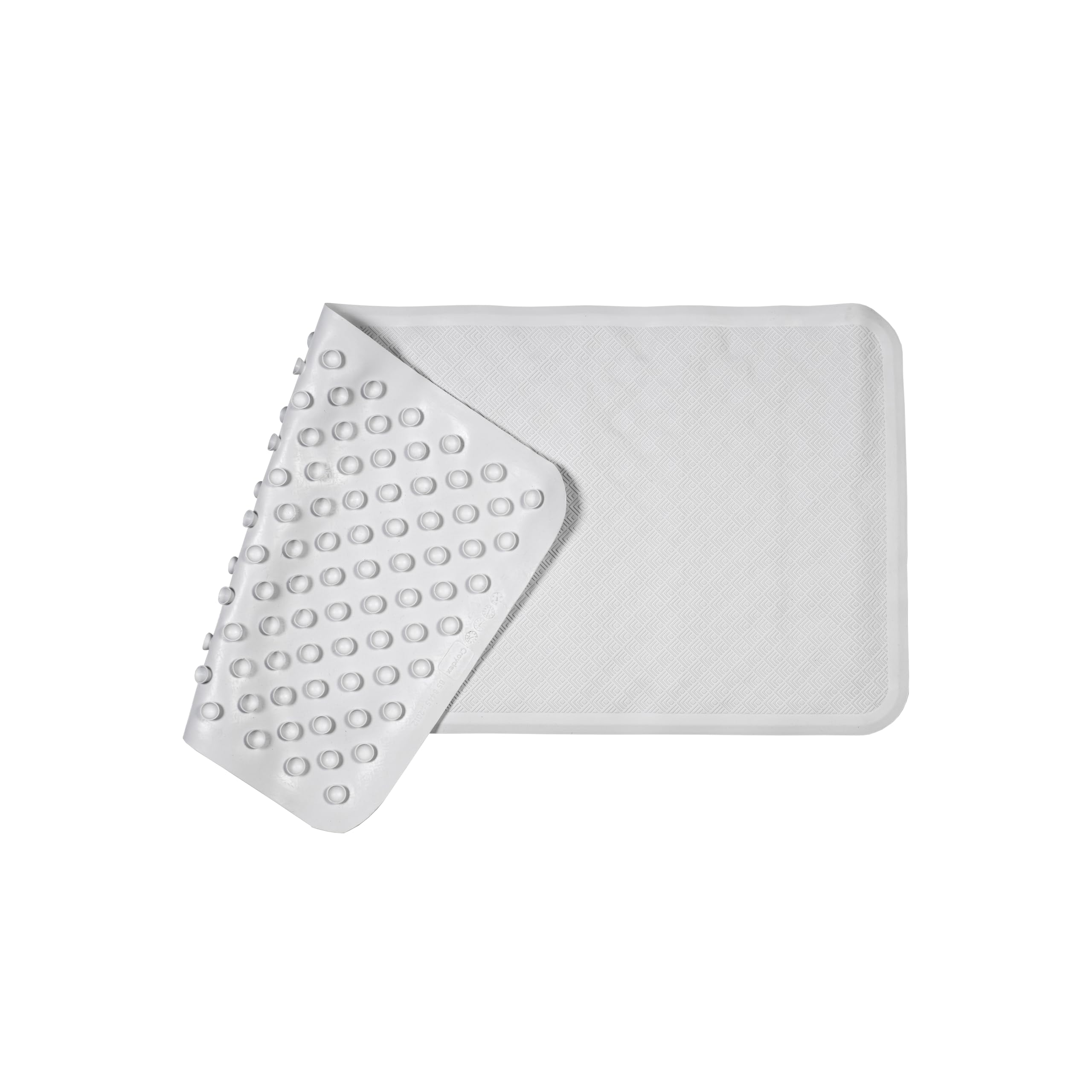CroydexRubagrip Bath Mat Non Slip Anti Mould for Inside Bath - Slip Resistant with Secure Grip Suction Cups, Easy to Clean, Made from Natural Rubber, Anti-Bacterial Hygiene 'N' Clean (90 x 37cm)